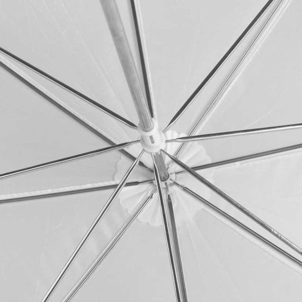 Просветной зонт с мелким куполом 90 см