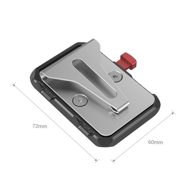 SmallRig Mini V Mount Battery Plate with Belt Clip 2990
